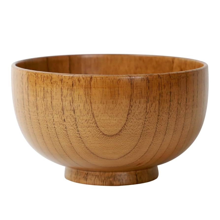 Amazon.co.jp: みよし漆器本舗 天然木製 多用椀 大きめ 14cm
